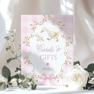 Póster Tarjetas y regalos Silly Goose Caprichoso rosa