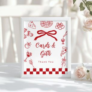 Póster Tarjetas y regalos tema italiano That's Amore