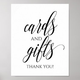 Póster Tarjetas y regalos Typografía Rótulo Boda - Negro