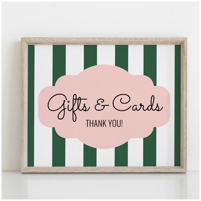 Póster Tarjetas y regalos verdes rosados de Beverly Hills (Subido por el creador)