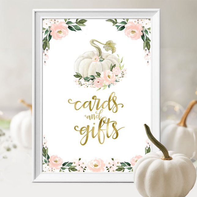 Póster Tarjetas y regalos Verdor Cae Rótulo Baby Shower (Subido por el creador)