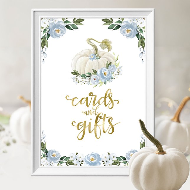 Póster Tarjetas y regalos Verdor Cae Rótulo Baby Shower (Subido por el creador)