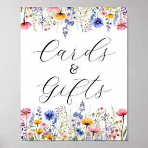 Póster Tarjetas y regalos   Wildflower Floral