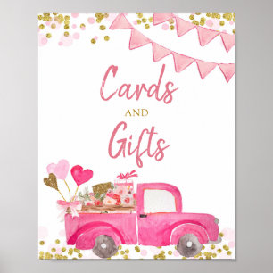 Póster Tarjetas Y Rótulo De Regalo De San Valentín