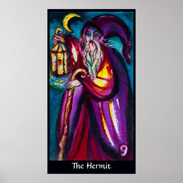 PÓSTER TAROS DE LAS SOMBRAS PERDIDAS/EL HERMIT (Frente)