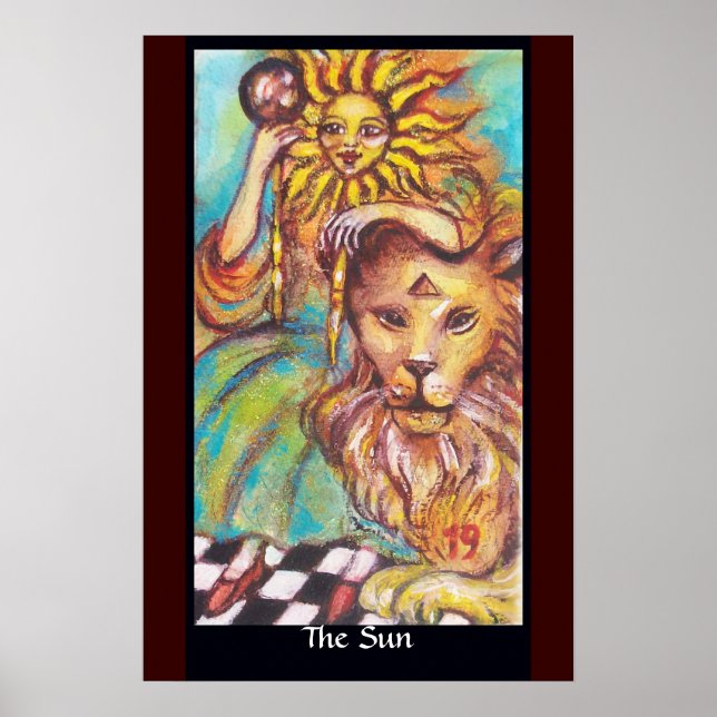 PÓSTER TAROS DE LAS SOMBRAS PERDIDAS /EL SOL (Frente)