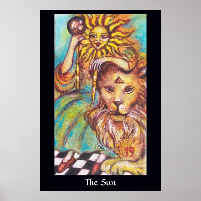 PÓSTER TAROS DE LAS SOMBRAS PERDIDAS /EL SOL (Frente)