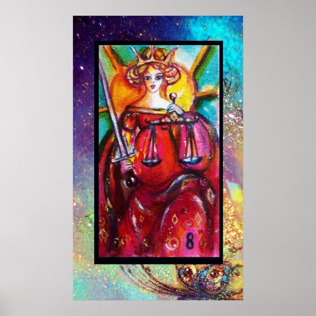 PÓSTER TAROS DE LAS SOMBRAS PERDIDAS/LA JUSTICIA (Frente)