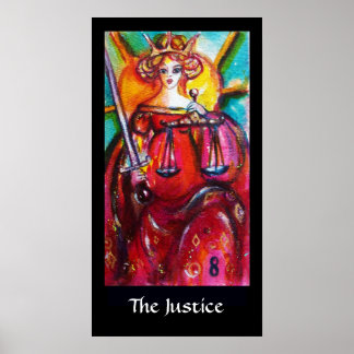 PÓSTER TAROS DE LAS SOMBRAS PERDIDAS/LA JUSTICIA