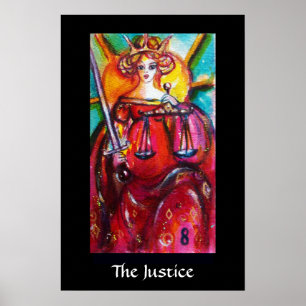 PÓSTER TAROS DE LAS SOMBRAS PERDIDAS/LA JUSTICIA