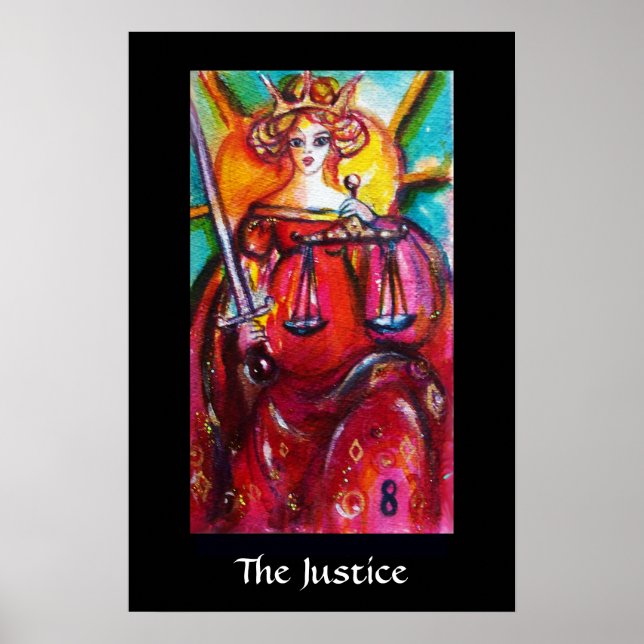 PÓSTER TAROS DE LAS SOMBRAS PERDIDAS/LA JUSTICIA (Frente)