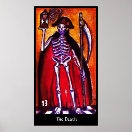 Póster TAROS DE LAS SOMBRAS PERDIDAS MUESTRA LA Muerte