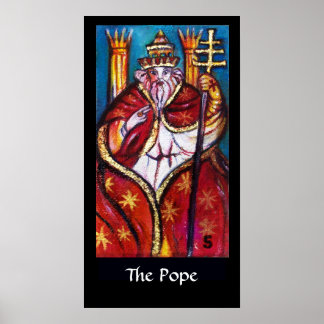 PÓSTER TAROS DE LAS SOMBRAS PERDIDAS /PAPA ,HIEROPHANTE