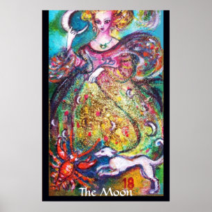 PÓSTER TAROS DE LAS SOMBRAS PERDIDAS Y LA DAMA DE LA LUNA