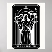 Tarot Alta Sacerdotisa Fumando Marihuana Oculta Fe
