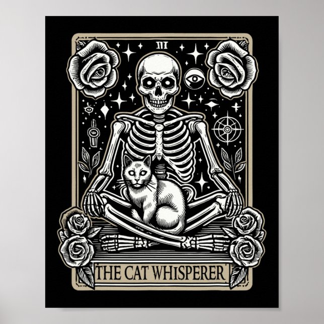 Póster Tarot Card Emo Gothic - Occulta Al Whisperer Del G (Frente)