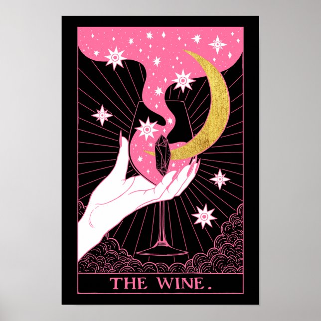 Póster Tarot card the Wine (Frente)