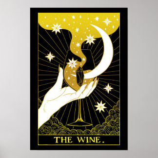 Póster Tarot card the Wine Poster