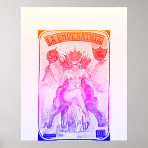 Póster Tarot LA emperatriz