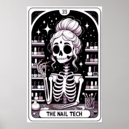 Póster Tarot Nail Technician