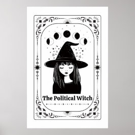 Póster Tarot Personalizable Bruja Feminista Política Zodi
