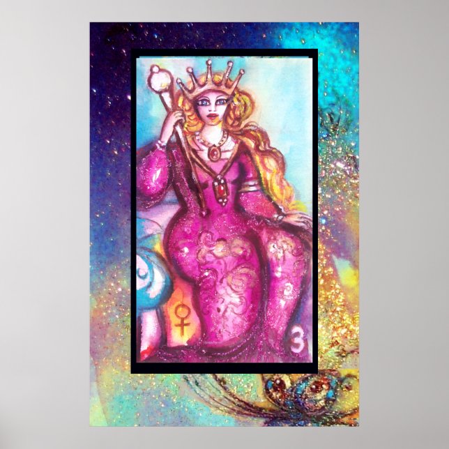 PÓSTER TAROTS DE LAS SOMBRAS PERDIDAS /LA EMPERATRIZ (Frente)