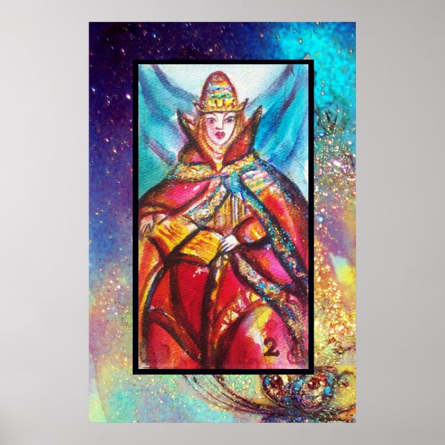 PÓSTER TAROTS DE LAS SOMBRAS PERDIDAS /LA SUMA SACERDOTIS (Frente)