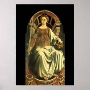 PÓSTER TAROTS RENACIMIENTO ANTIGUO 8 / JUSTICIA