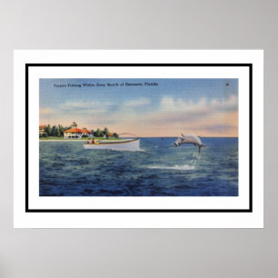 Póster Tarpon Pesca Sarasota