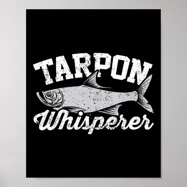 Póster Tarpon Whisperer I Tarpon Angler I Pescador Tarpon (Frente)