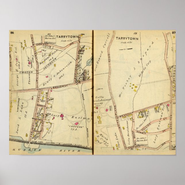Póster Tarrytown, Nueva York 2 (Frente)
