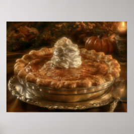 Póster Tarta de Calabaza