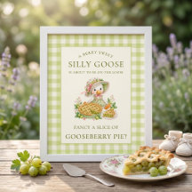 Tarta de grosella Silly Goose regalo Baby Shower