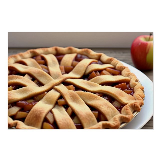 Póster Tarta de manzana (Anverso)