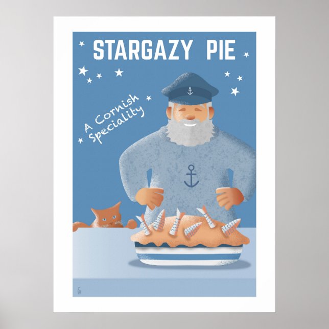 Póster Tarta Stargazy (Frente)