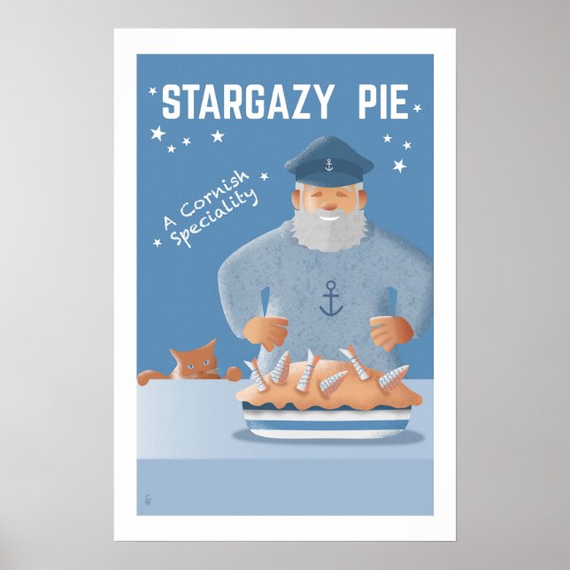 Póster Tarta Stargazy (Frente)