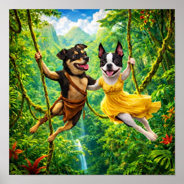 Póster "Tarzán & Jane" (Frente)