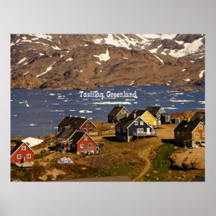 Póster Tasiilaq, Groenlandia