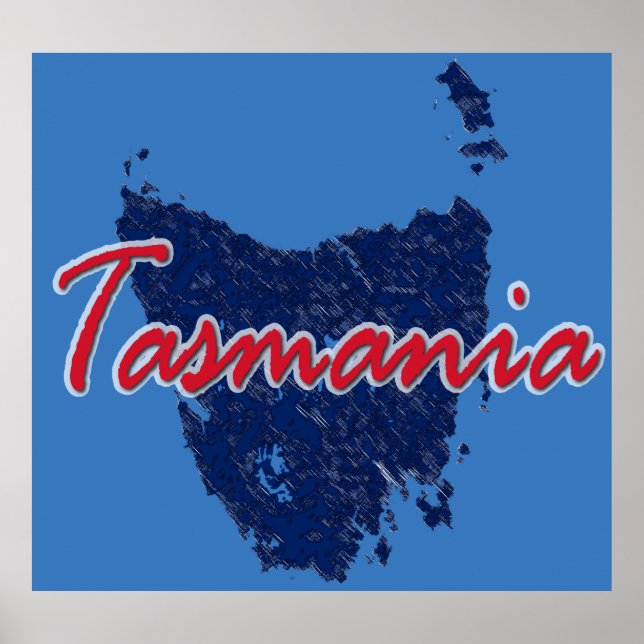 Póster Tasmania (Frente)