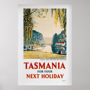 Póster Tasmania para tus próximas vacaciones por Max Angu