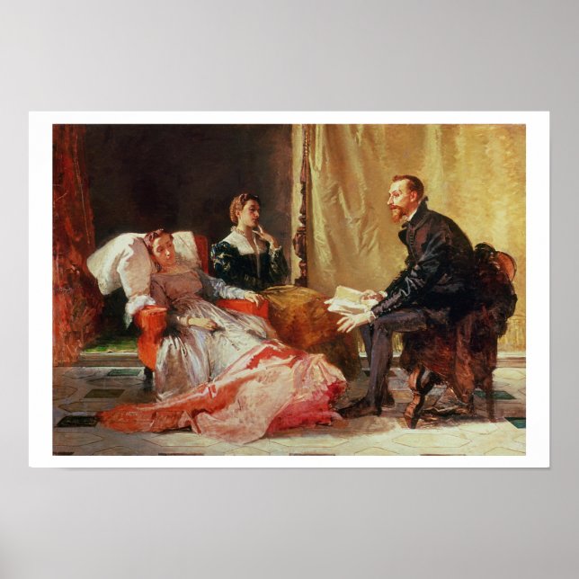 Póster Tasso y Elenora D'Este (Frente)