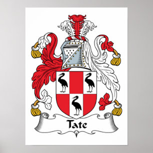 Póster Tate Family Crest