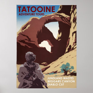 Póster Tatooine Adventure Tours