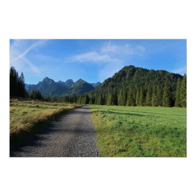 Póster Tatras de Eslovaquia (Anverso)