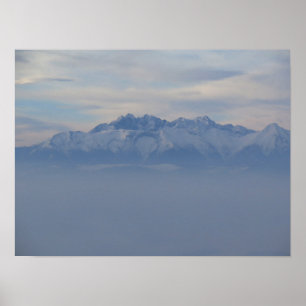 Póster Tatras de invierno de Pieniny