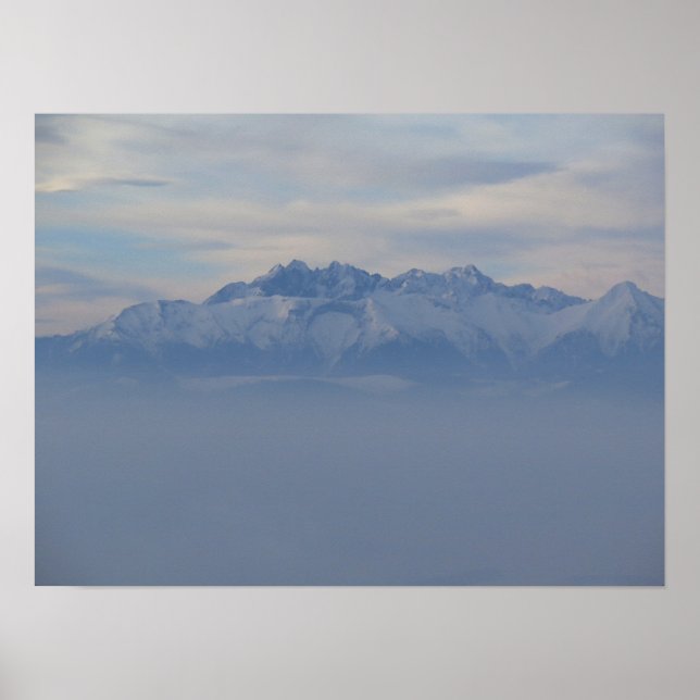 Póster Tatras de invierno de Pieniny (Frente)