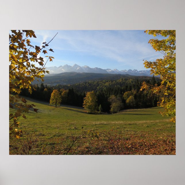 Póster Tatras de otoño (Frente)