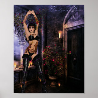 Póster Tattooed Diva