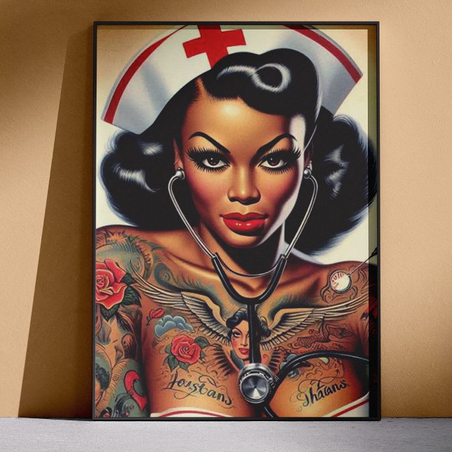 Póster Tattooed Nurse Pin-up (Subido por el creador)