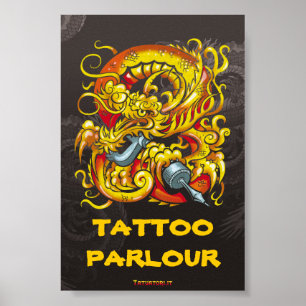 Póster Tattooer Dragon